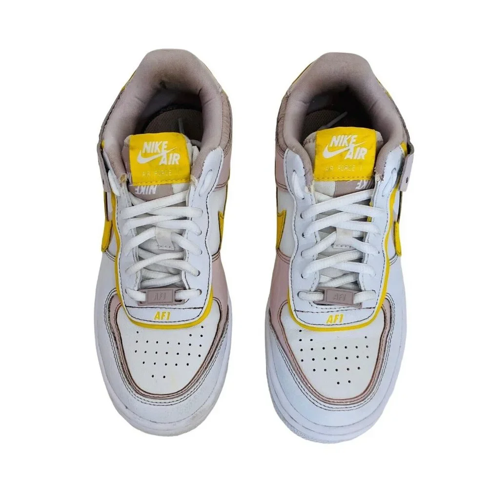 Nike Women's Size 6 Air‎ Force 1 Shadow Sunshine 2020 CJ1641-102 Sneakers Shoes